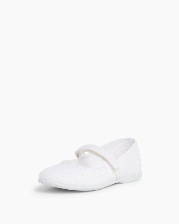  Zapatos Bailarinas Infantil Pisamonas Blanco 0322
