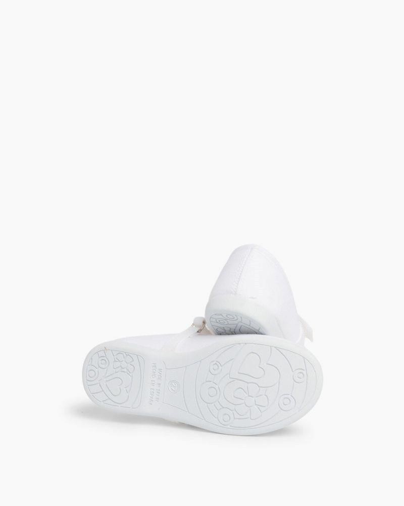  Zapatos Bailarinas Infantil Pisamonas Blanco 0322