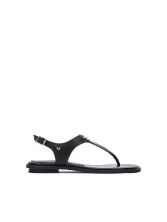 Sandalias planas negras Martinelli para mujer, clásicas y modernas