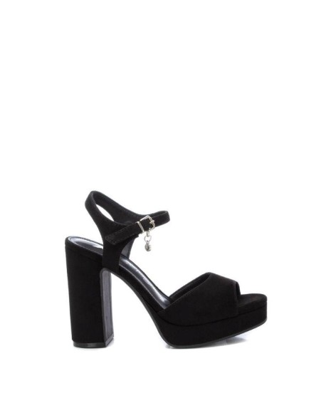 Sandalias con tacón negras Xti, clásicas y modernas