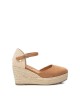  Sandalias Abiertas Alpargatas Mujer REFRESH Marrón 171942