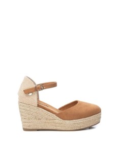 Refresh sandalias con cuña alpargatas marrones para mujer, modernas y cómodas