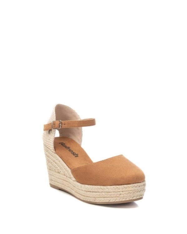  Sandalias Abiertas Alpargatas Mujer REFRESH Marrón 171942