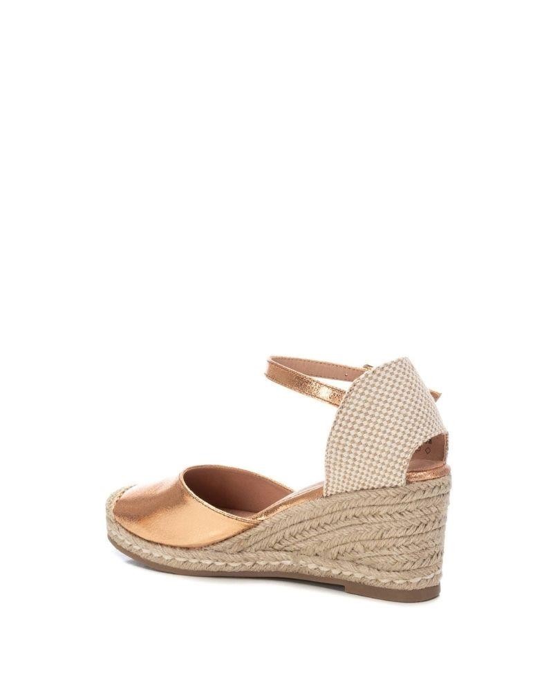 XTI Sandalias Abiertas Alpargatas Mujer Bronce 142334