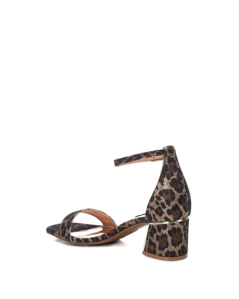 XTI Sandalias Fiesta Abiertas Mujer Animal Print 45282