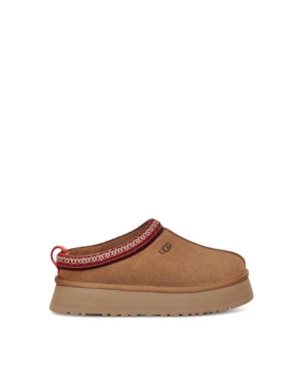 Sandálias Pantufas De Pele Australianas Mulher UGG Castanho 1122553 TAZZ