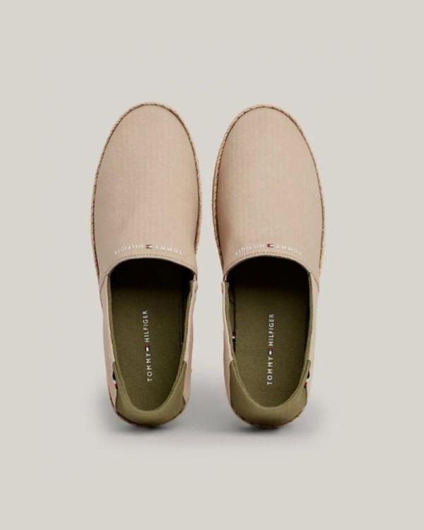 TOMMY HILFIGER Zapatos Alpargatas Hombre Beige FM0FM04981