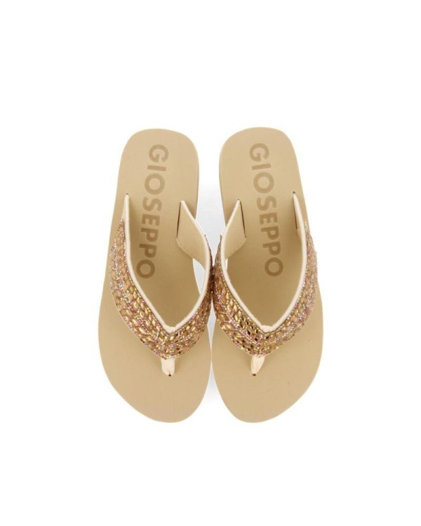  Sandalias Chancletas Mujer GIOSEPPO Beige 71994 DEVICES