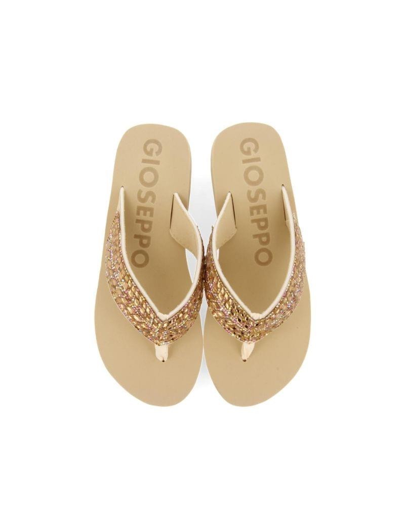  Sandalias Chancletas Mujer GIOSEPPO Beige 71994 DEVICES
