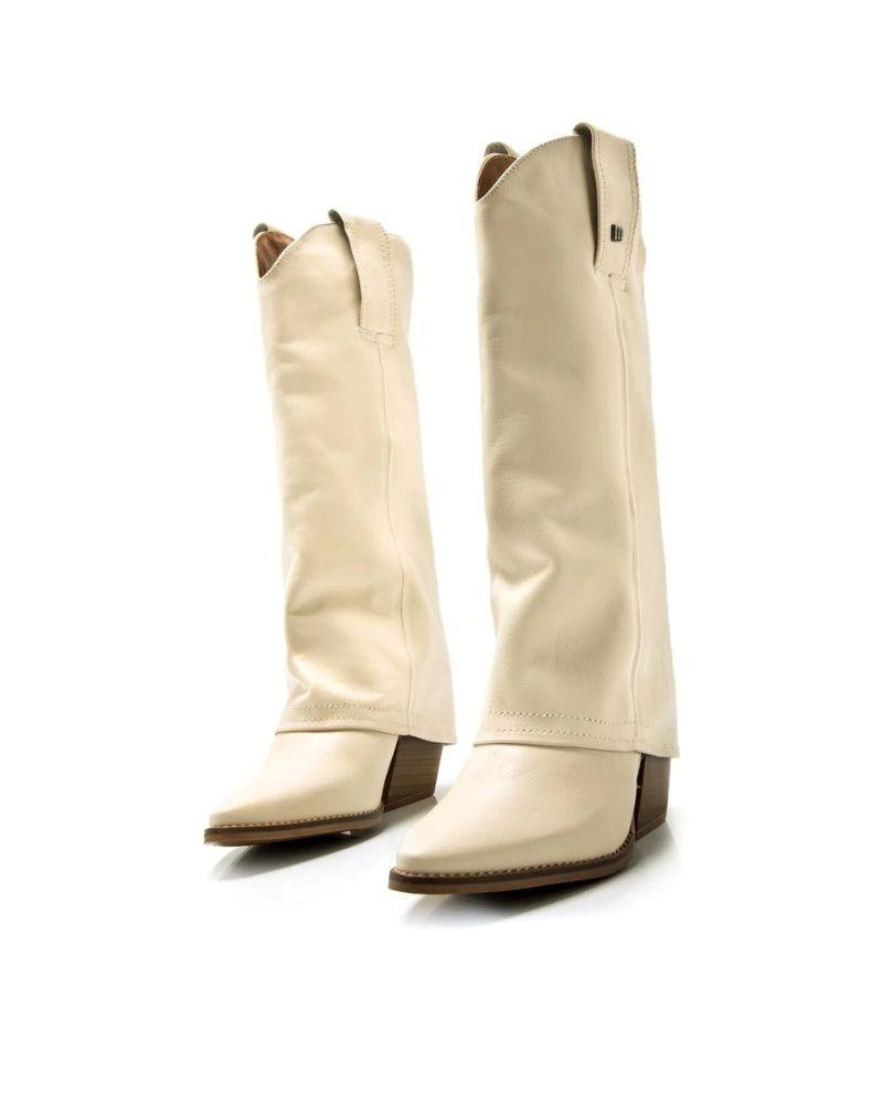  Botas Cowboy Mujer MUSTANG Beige 59636