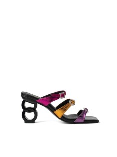 RockAway sandalias de tacón multicolor, únicas y vibrantes
