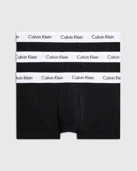  Ropa interior Boxer Hombre CALVIN KLEIN Negro 0000U2664G 3P LR TRUNK
